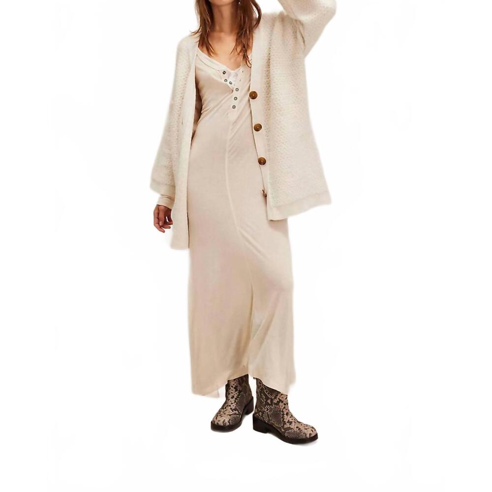 NEW FREE PEOPLE herringbone stitch kimono sweater in ivory